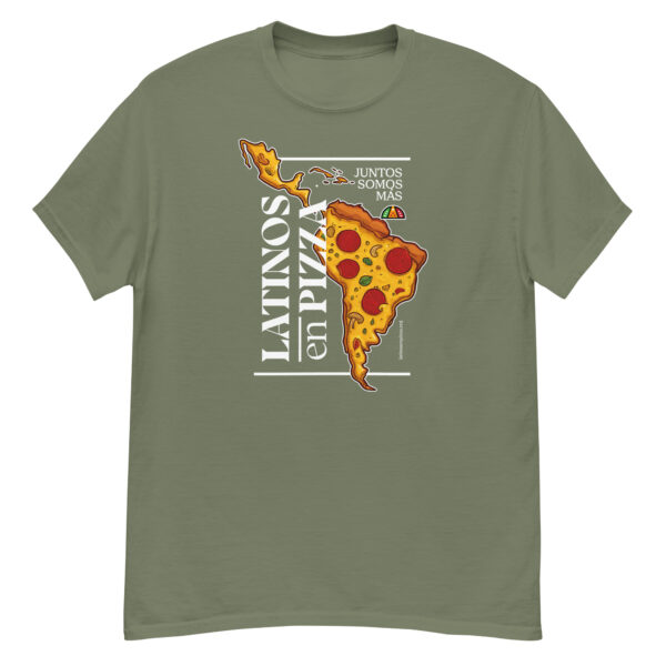 LATINOS EN PIZZA - Camiseta clásica unisex